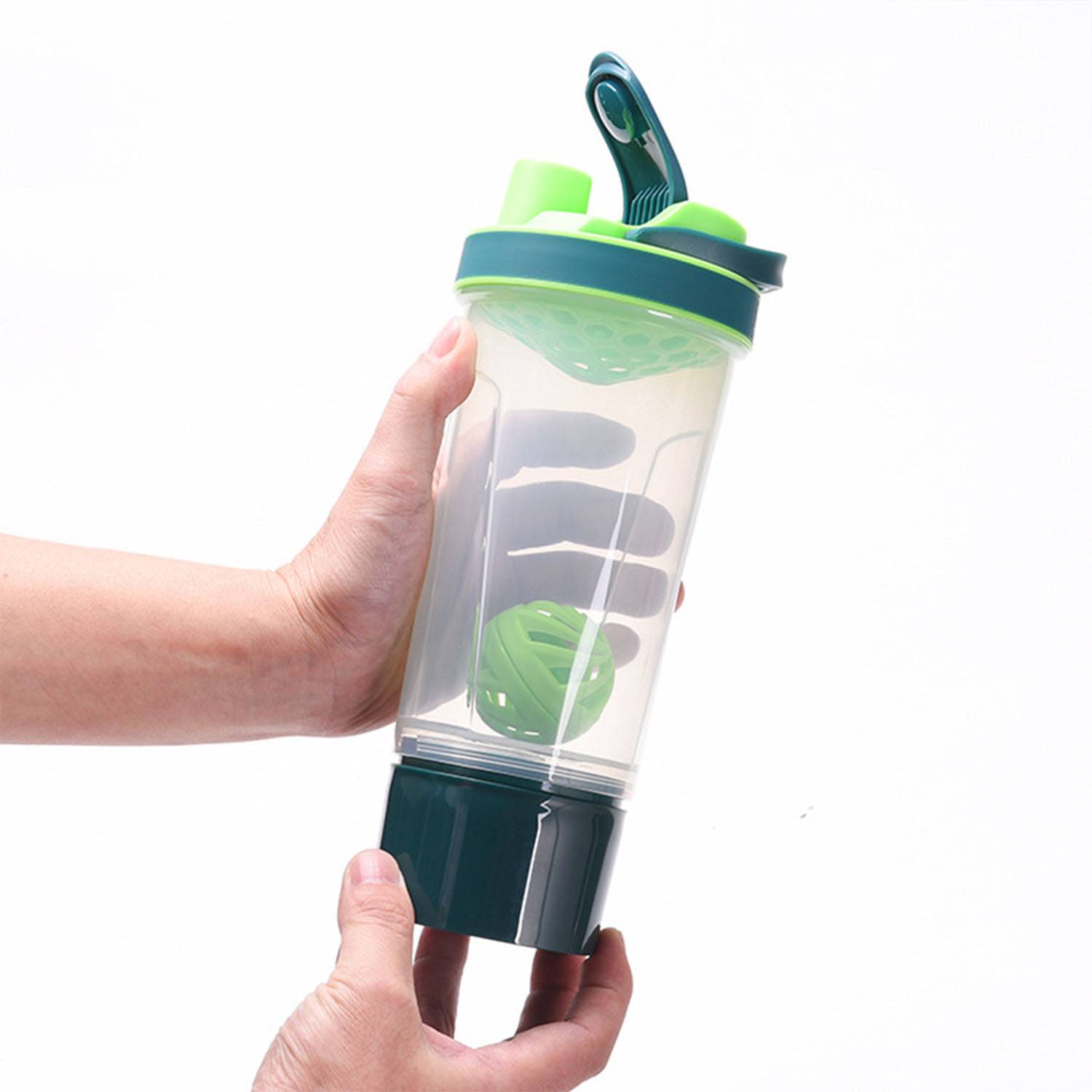 24oz Multifunction Protein Shake Bottle w/ Mixing Ball 10