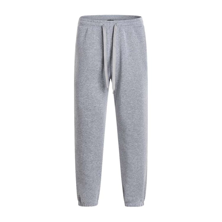 Men's Fleece Jogger Sweatpants - Size Medium Light Gray 1