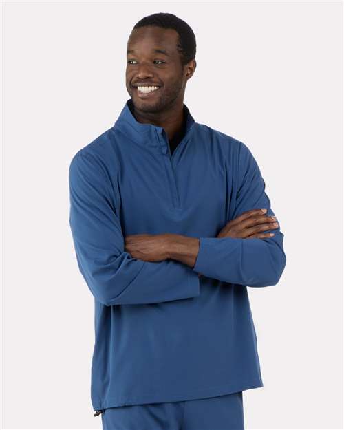Men's Quarter-Zip Stretch Pullover - BM5206, custom hoodie or sweatshirt with logo imprint 2