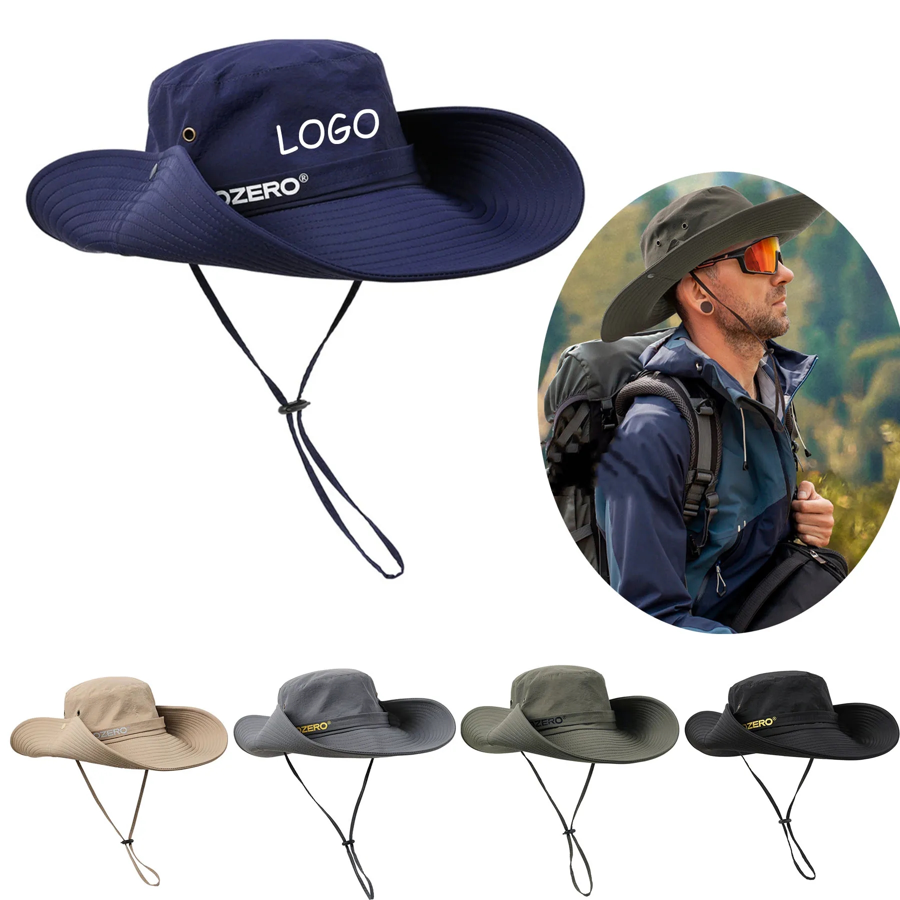 Sun Protection Hiking Bucket Hat UPF 50+ 2