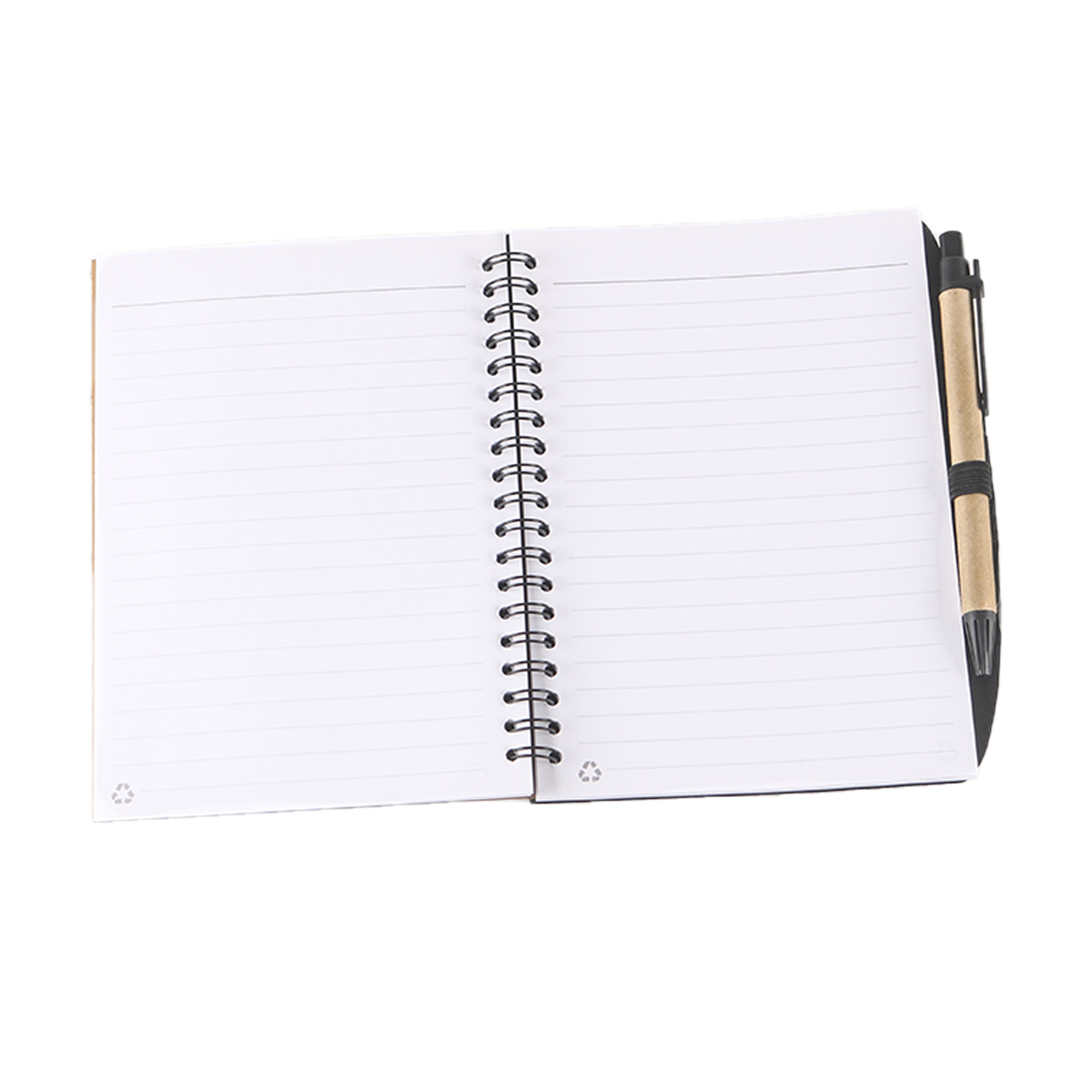 Kraft Cover Spiral Notebook & Pen Set MOQ 50PCS 2