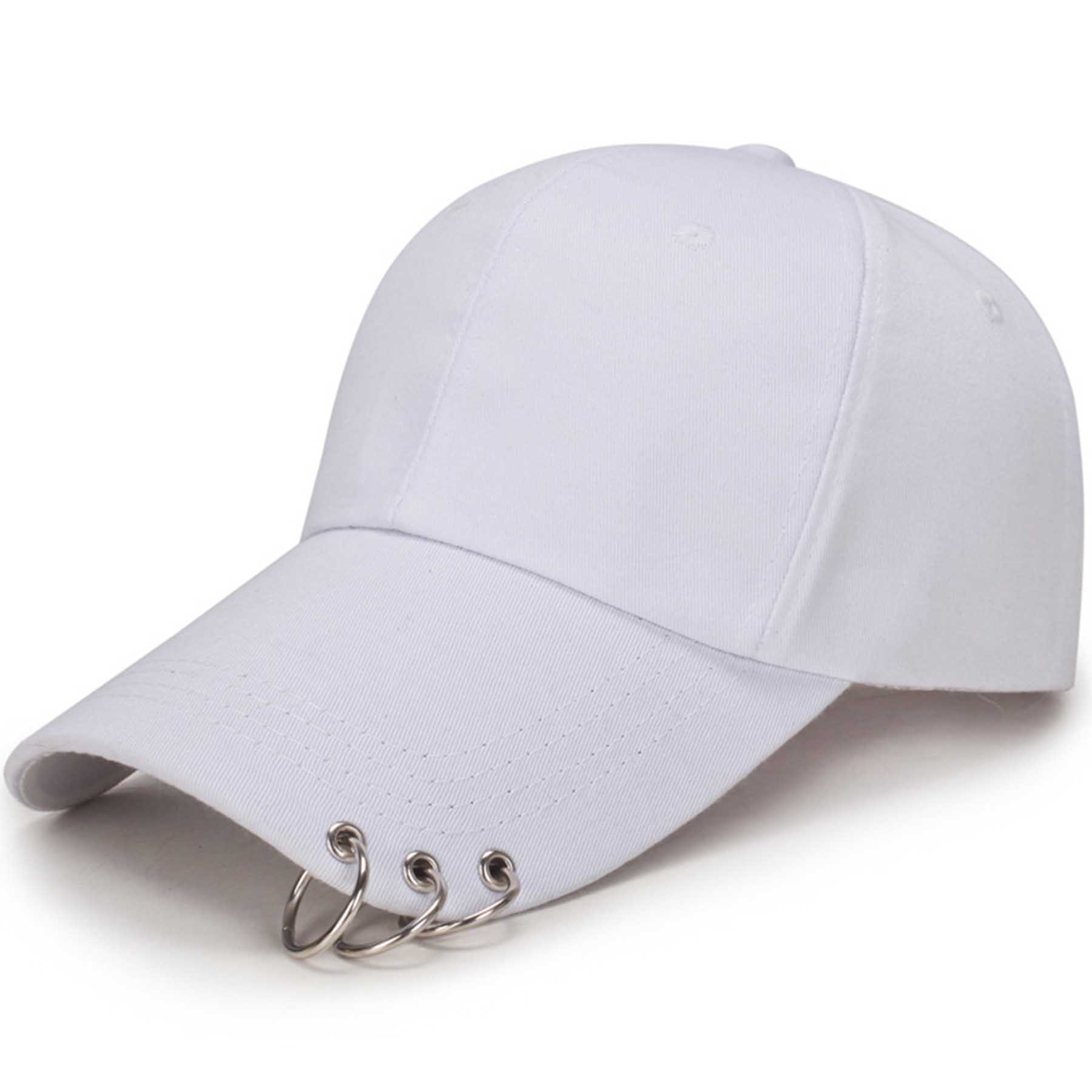 Baseball Cap With Iron Rings 3