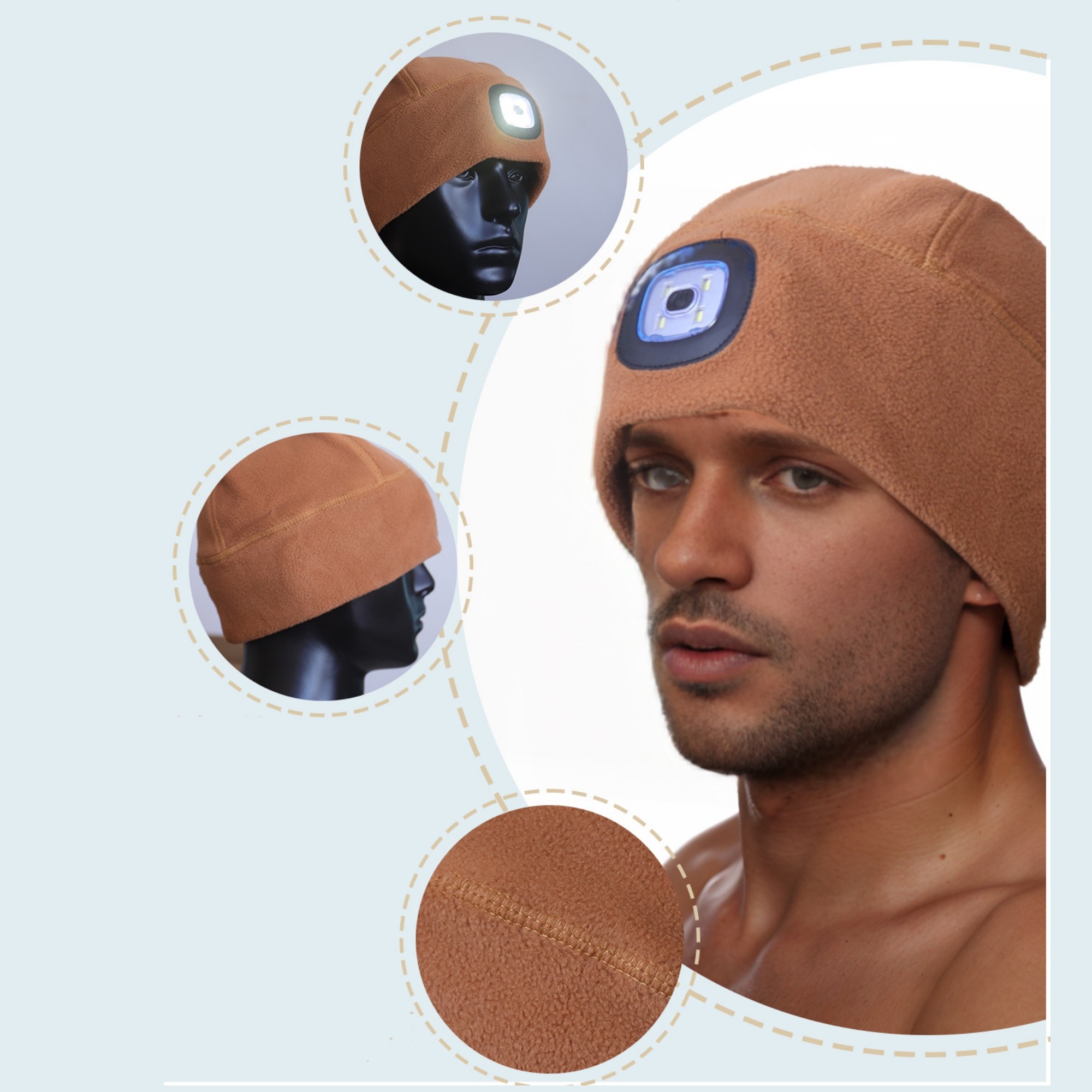 Unisex Beanie with The Light 4