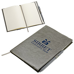 Conclave Refillable Leatherette Journal with Pen 32
