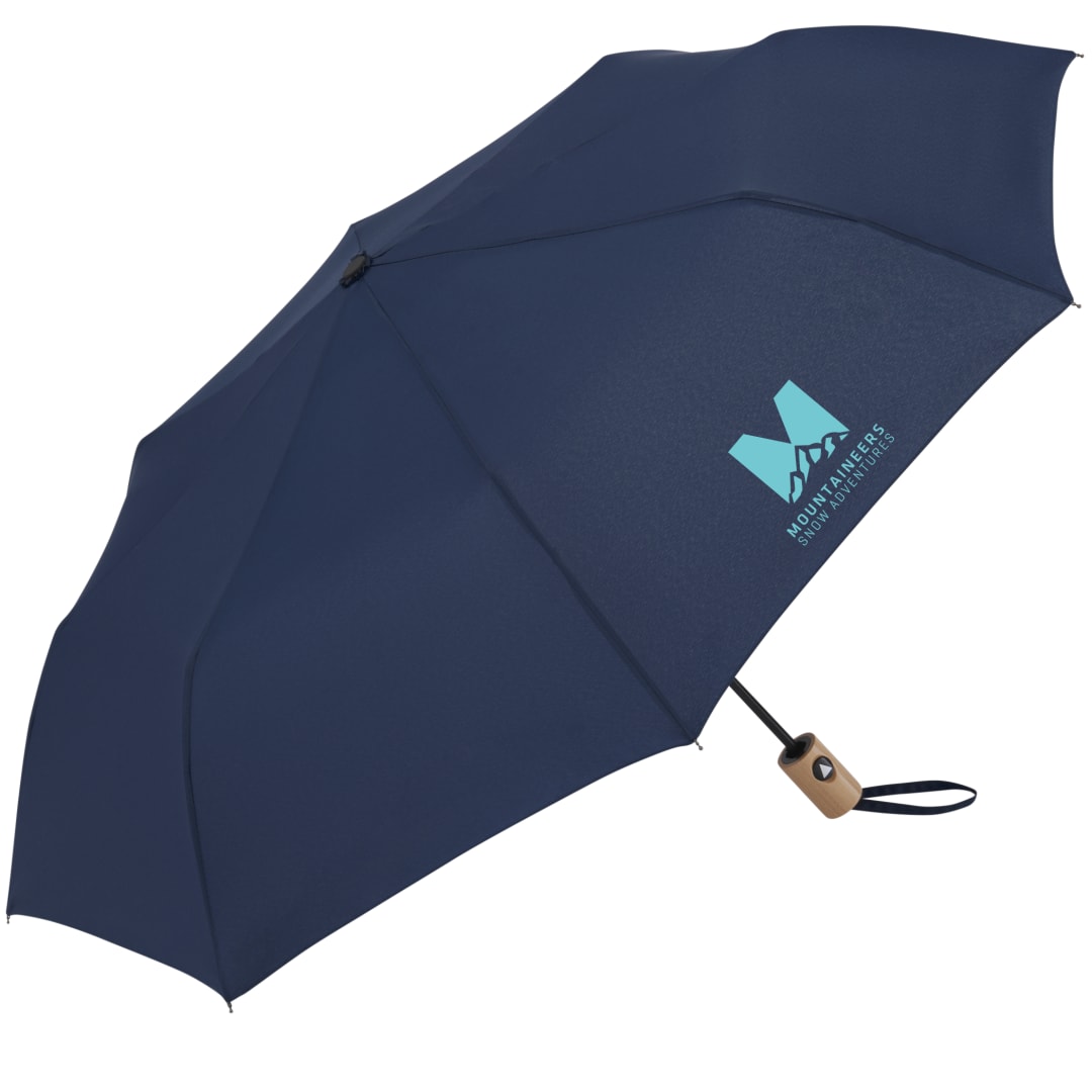 42" Recycled Folding Auto Open Umbrella 321