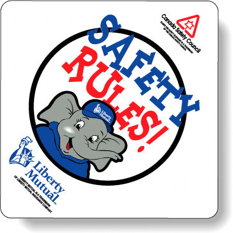 White Matte Block-Out Paper Roll Label Stock Square Shape (3.5"x3.5")