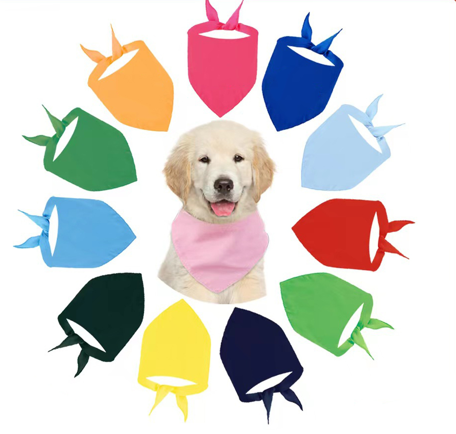 Dual Layer Full Color Pet Bandanna Large Sublimation Polyester 2