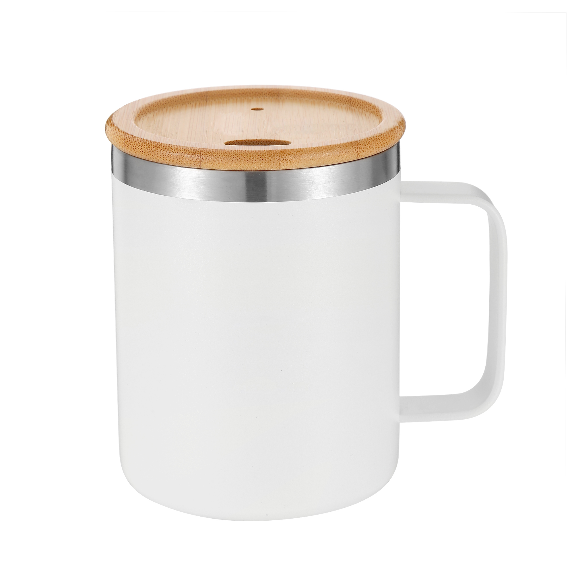 Endura 14oz Double Wall Mug with SS Outer, Plastic Liner and Handle with Ringneck 30