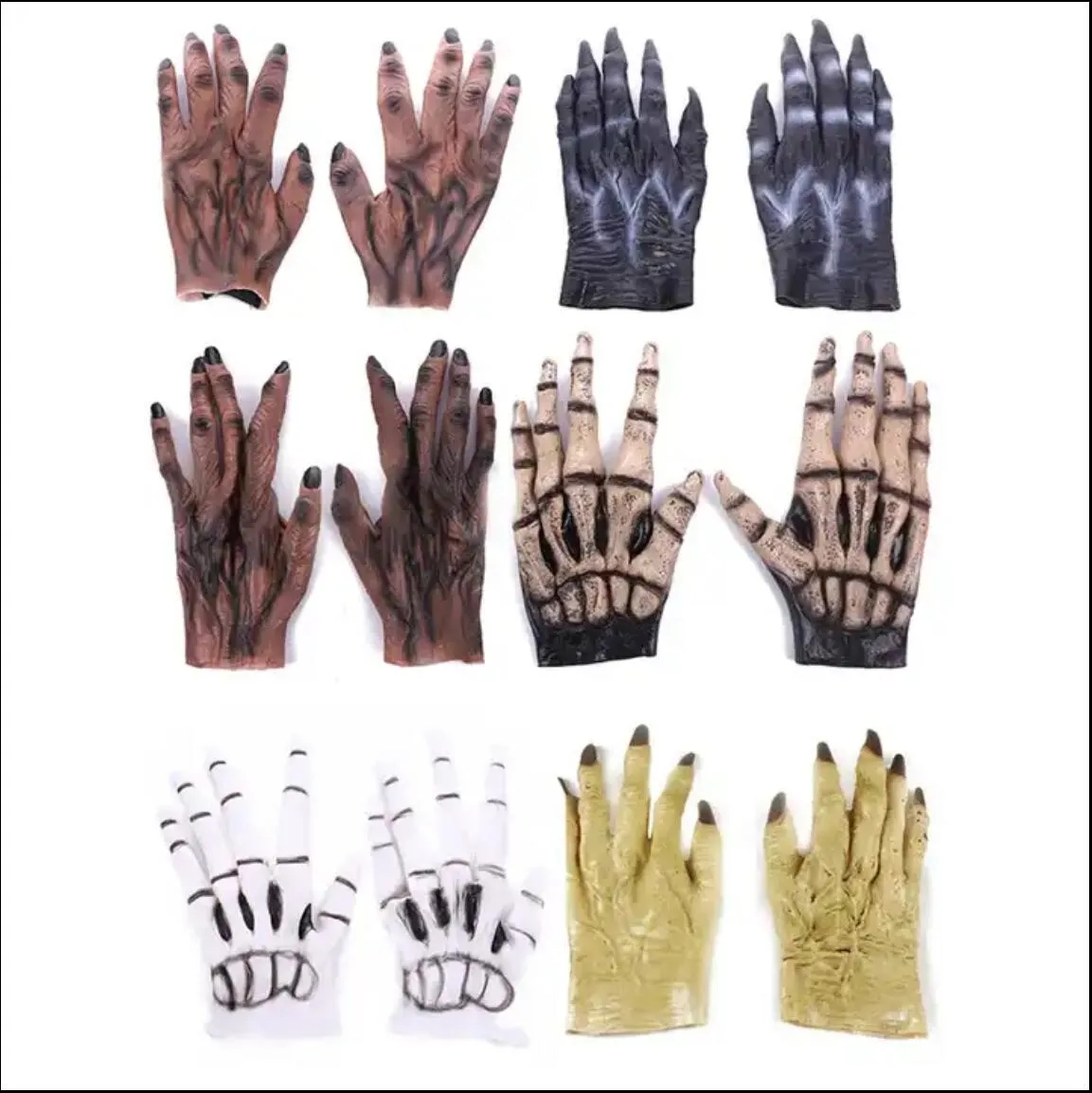 Halloween Zombie Gloves 1