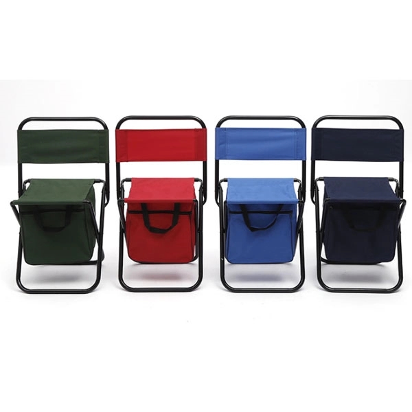 Portable Folding Fishing Chair with Cooler Bag 5