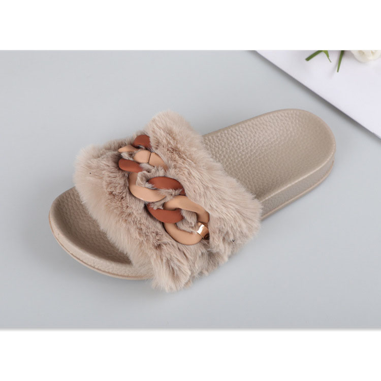 Women's Faux Fur Slippers/Slide 4