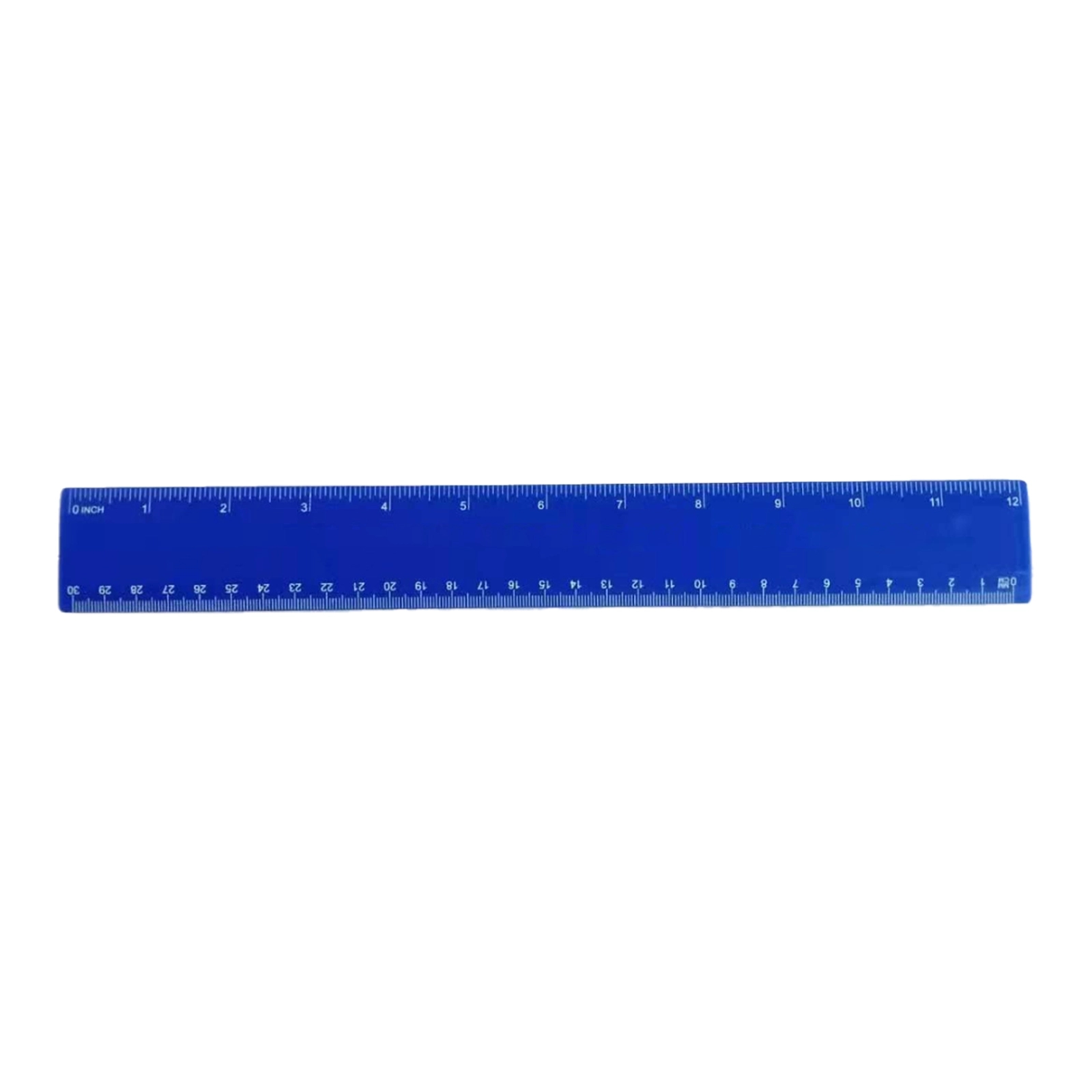 12" Double Beveled Edge Plastic Ruler 3