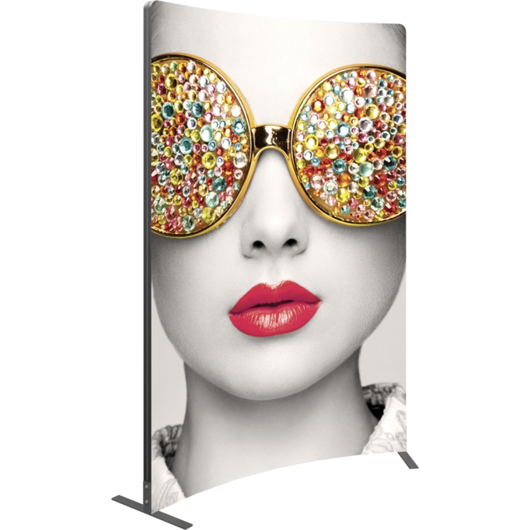 Vector Frame Curved 03 Fabric Banner Display 3