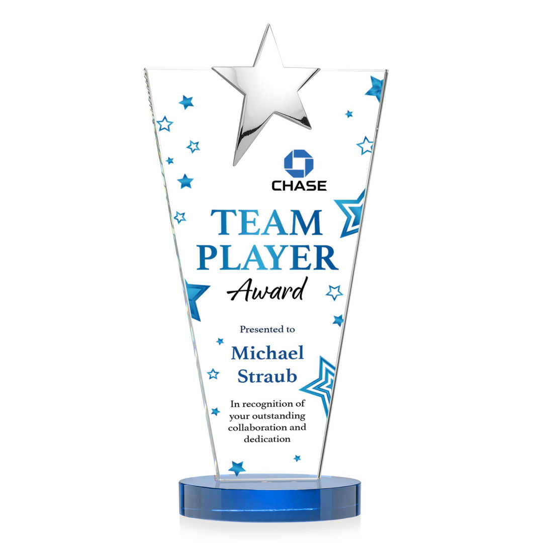 Mantella Chrome Star VividPrint™ Award - Sky Blue 3