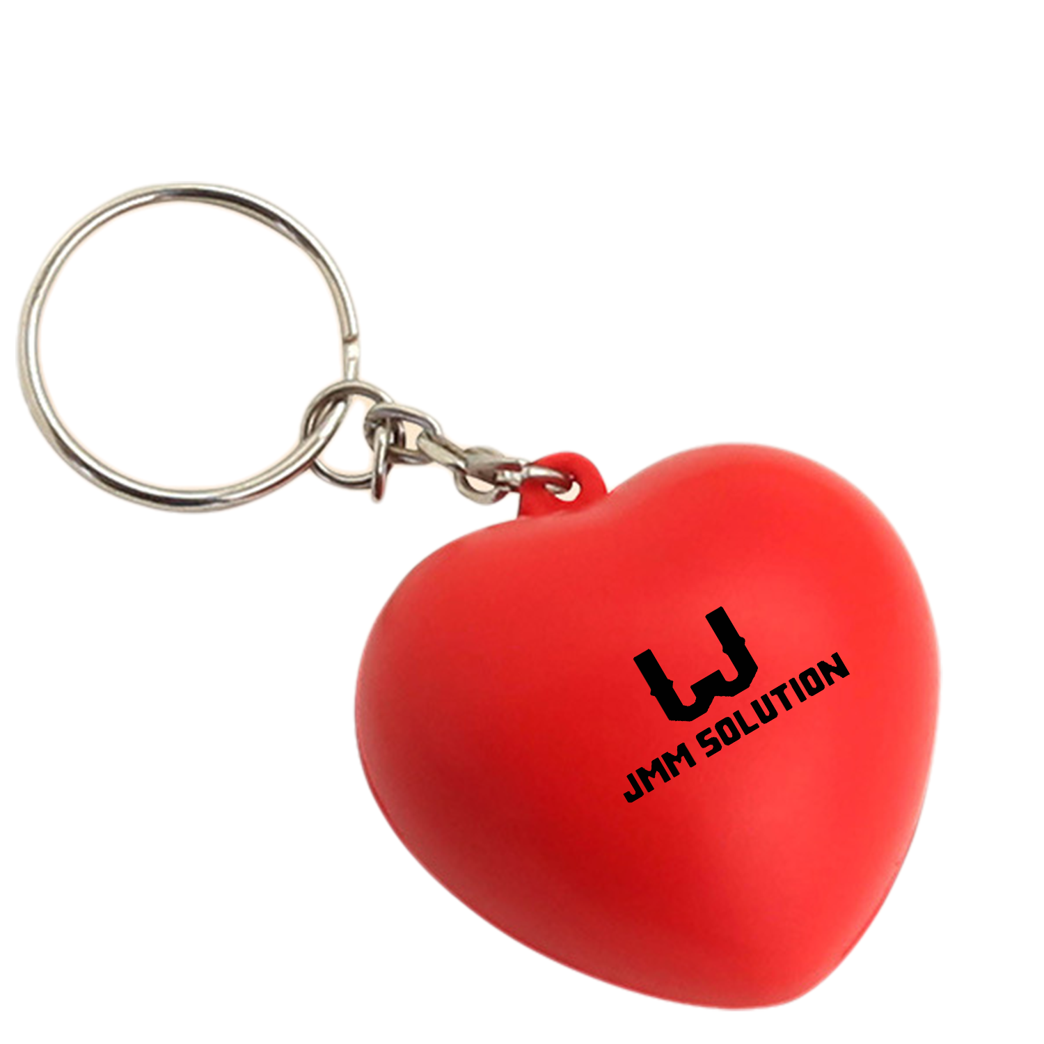 PU Foam Heart Stress Reliever Keychain 1