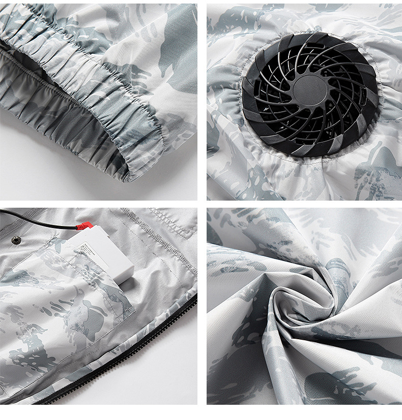 Adjustable Refrigeration Cooling Fan Jacket 7