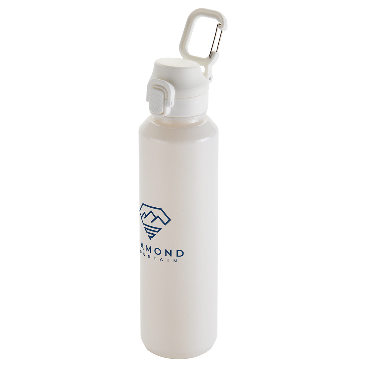 Switchback 27 oz RPET Bottle with Snap-Top Lid & Carabiner 22