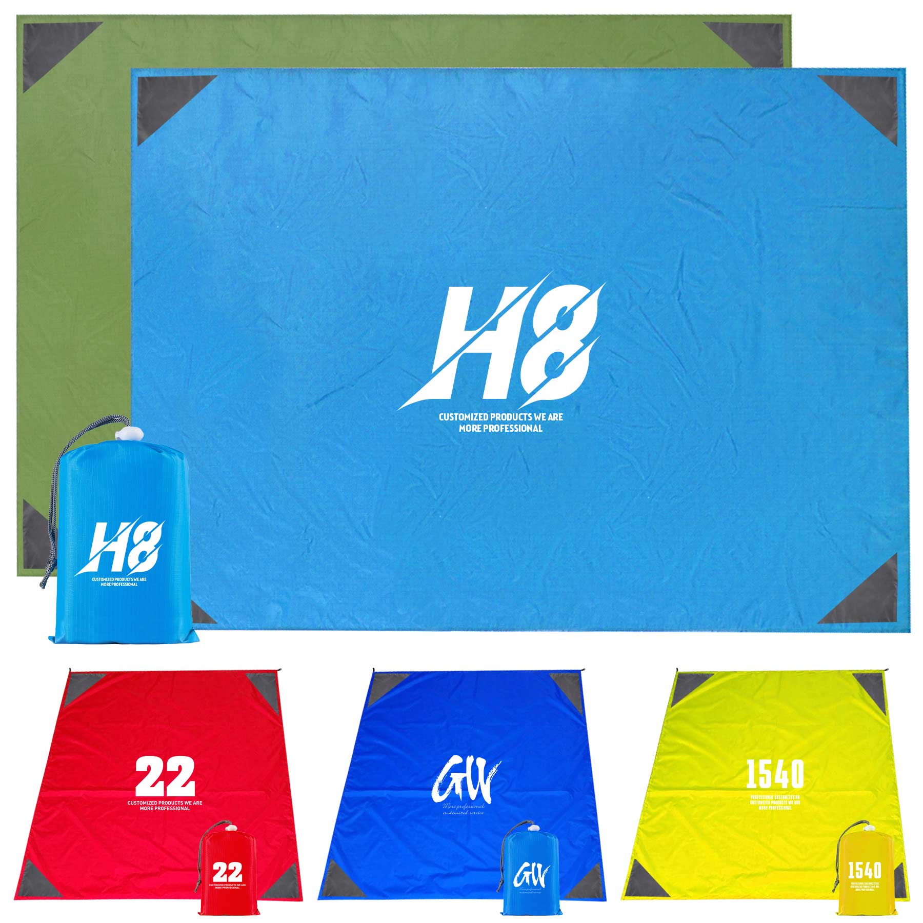 Mini Picnic Blanket With 4 Ground Pegs 1