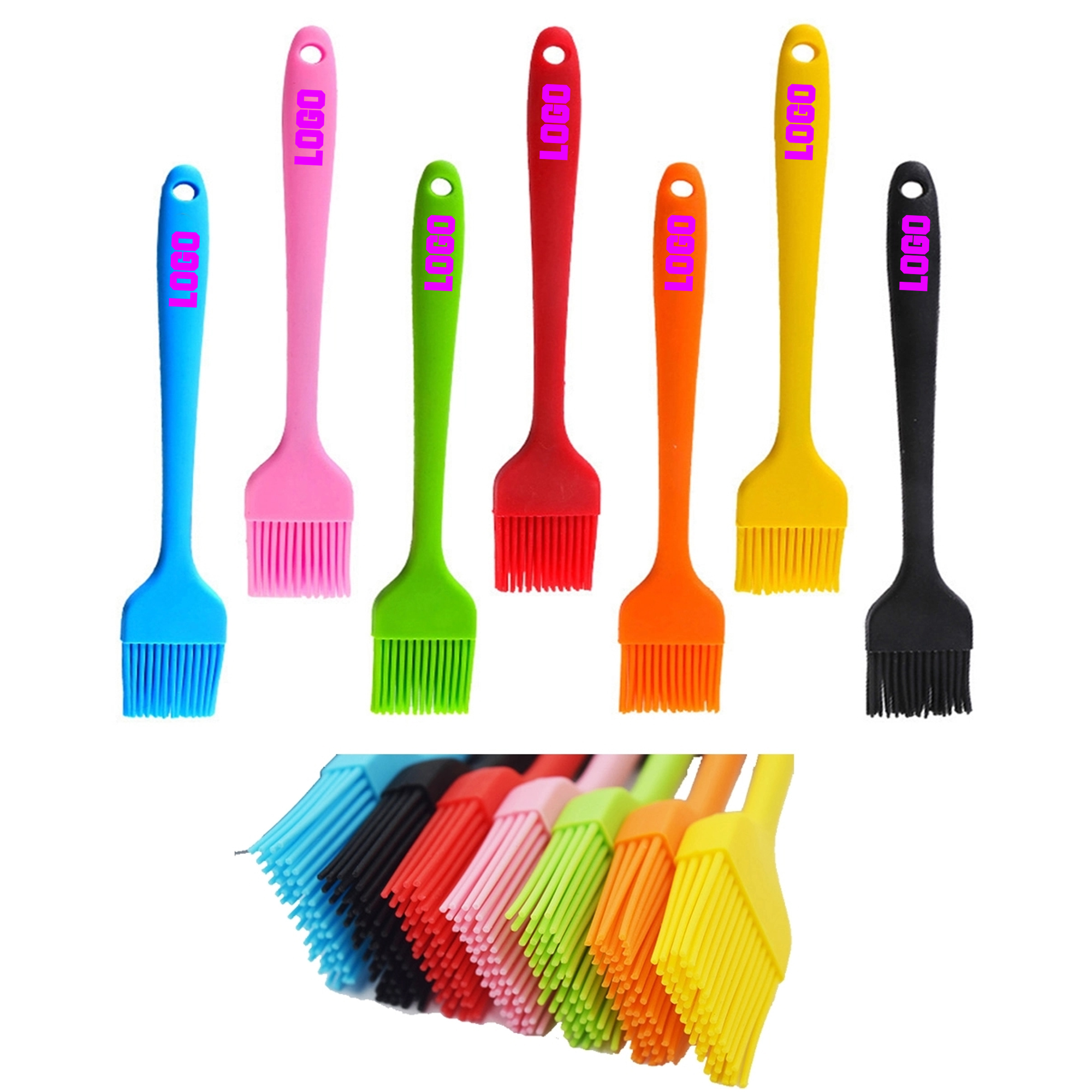 Silicone Heatproof Barbecue Brush for Grilling 3