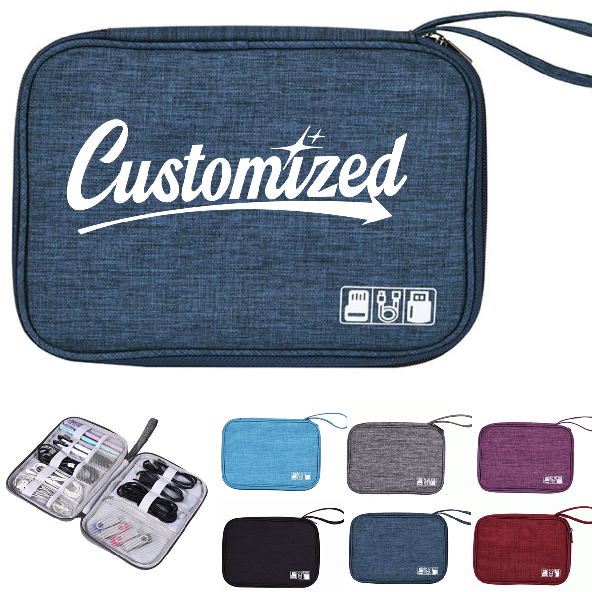 Travel Electronics Cable Organizer Bag 3
