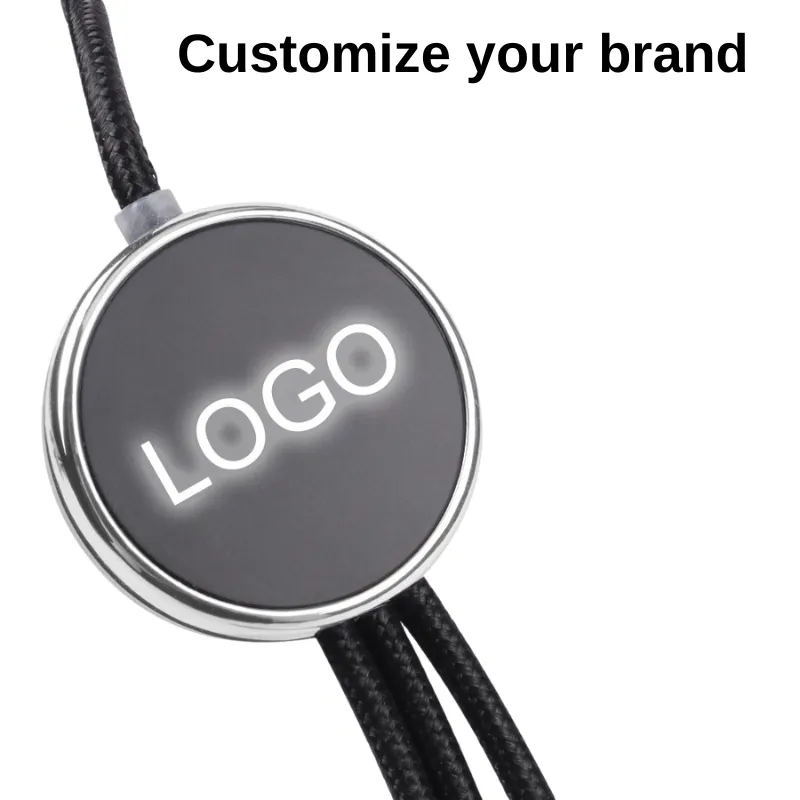 Custom LED Glow Logo 3-in-1 USB Cable 6