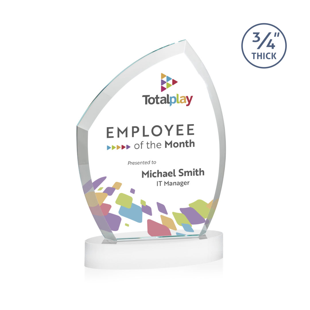 Daltry VividPrint™ Award on Alberton Base - White 3