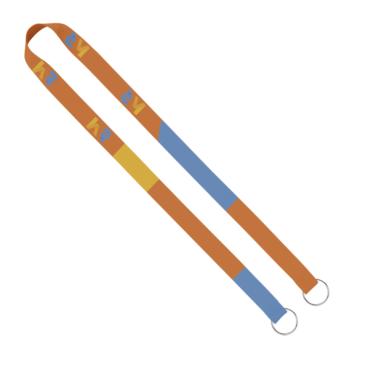 3/4" Sublimated Dual-Sided Lanyard with Double Clips 9
