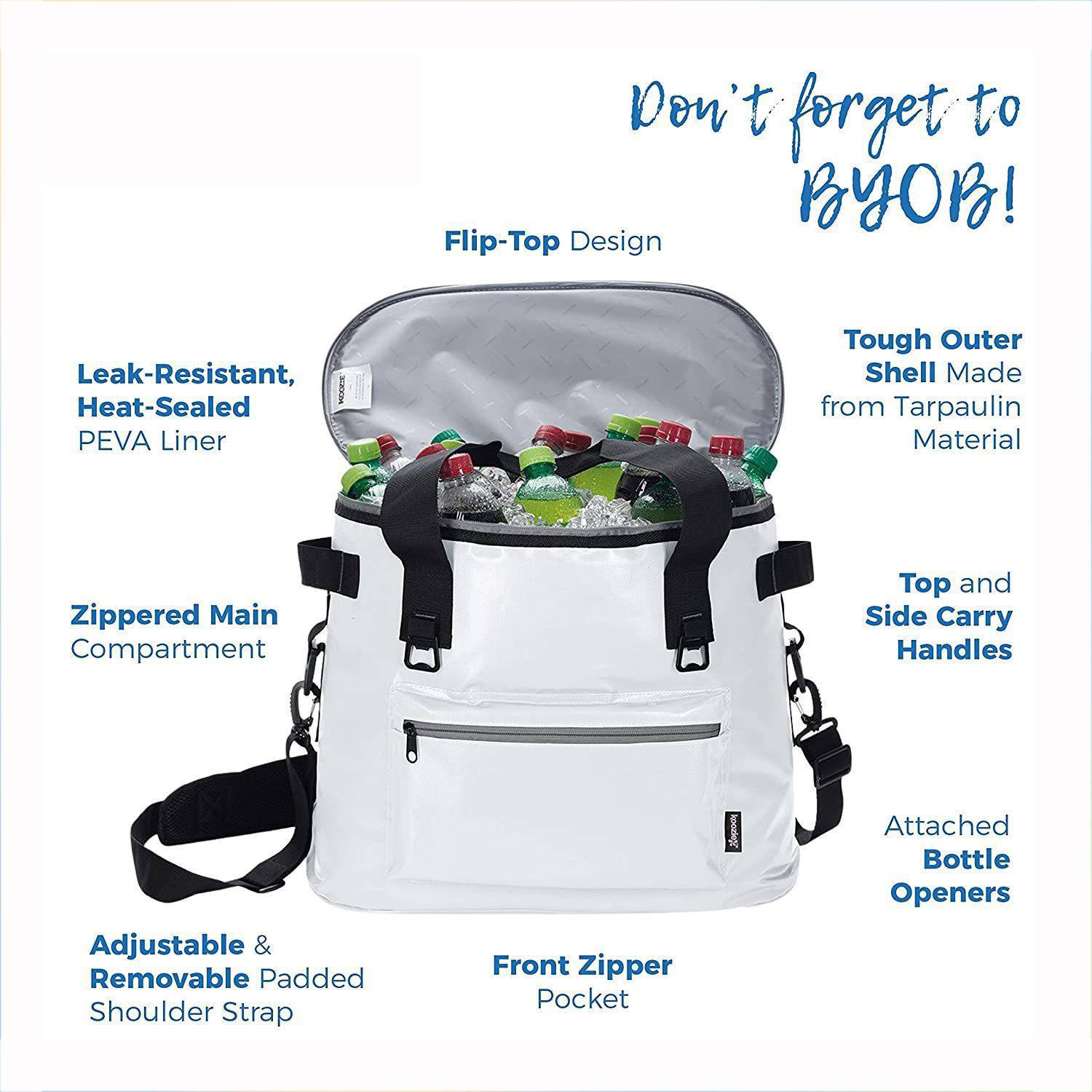 Large Capacity Waterproof Insulated Cooler Bag 4