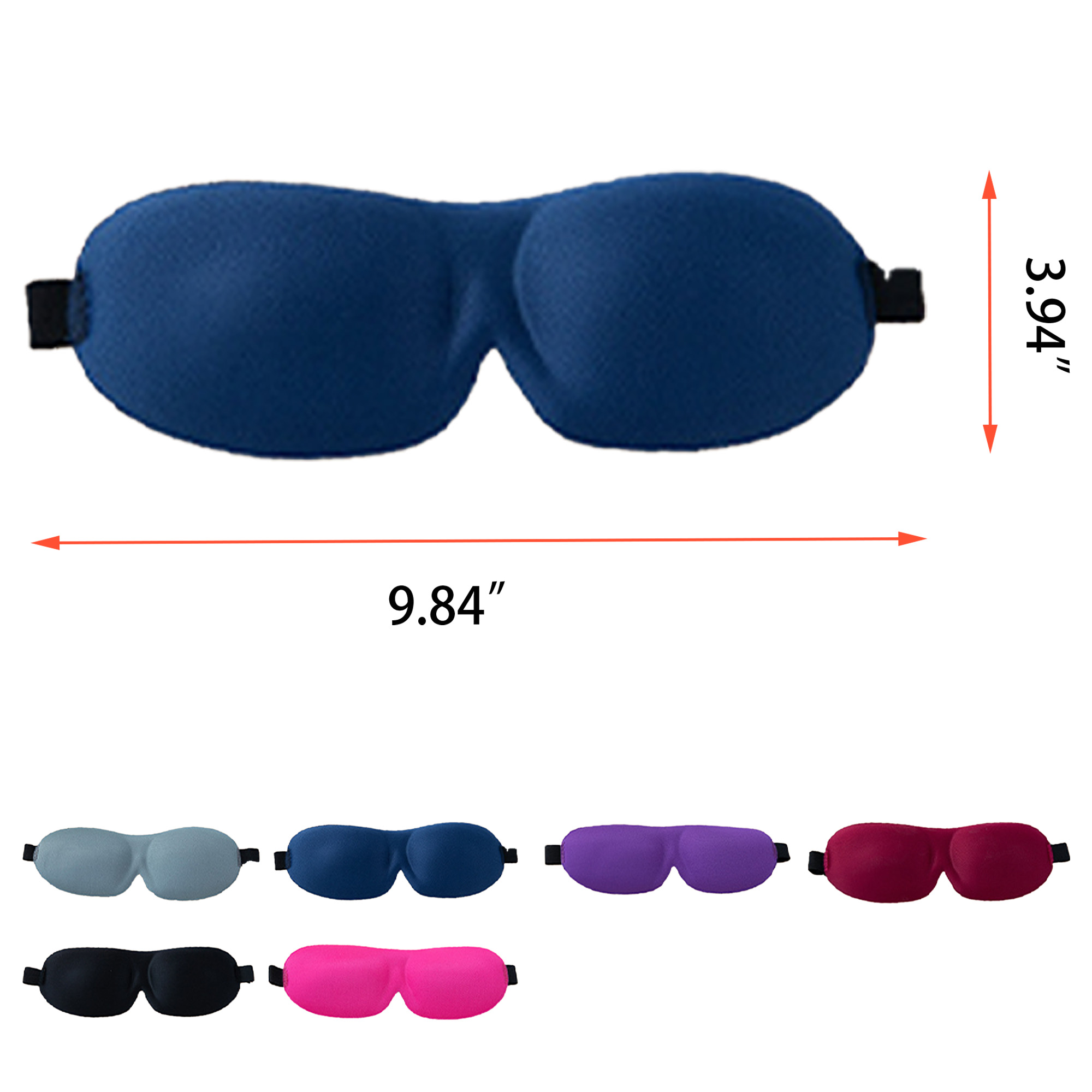Comfortable Sleep Eye Mask for Travel or Shift Work 2