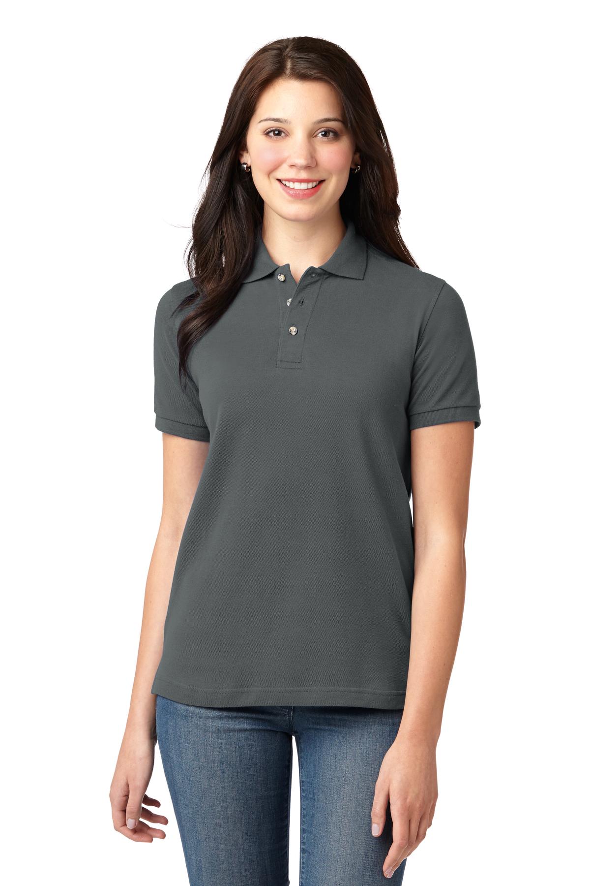Port Authority Women's Heavyweight Cotton Pique Polo. L420 88
