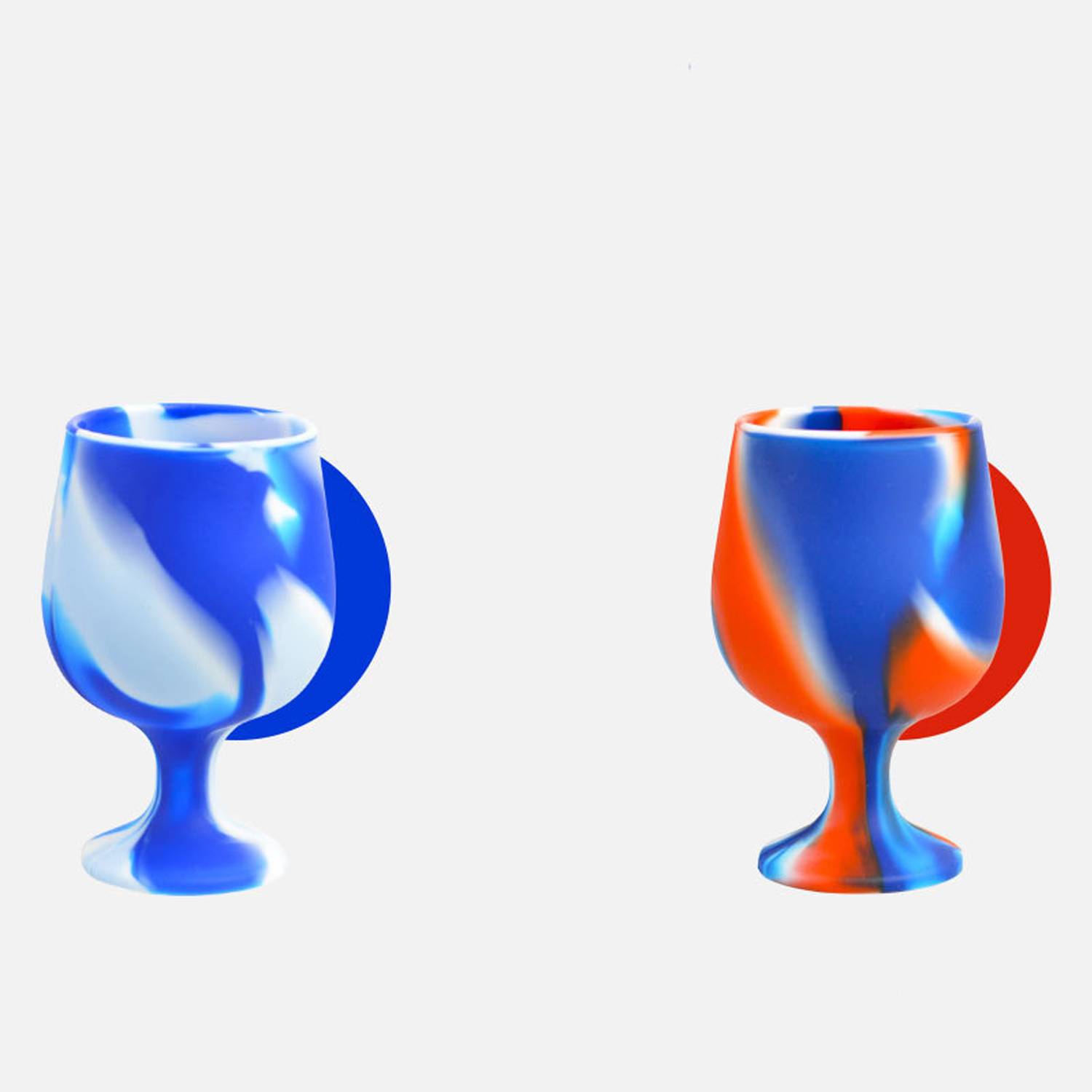 Outdoor Portable Anti Drop Silicone Folding Red Wine Glass 5