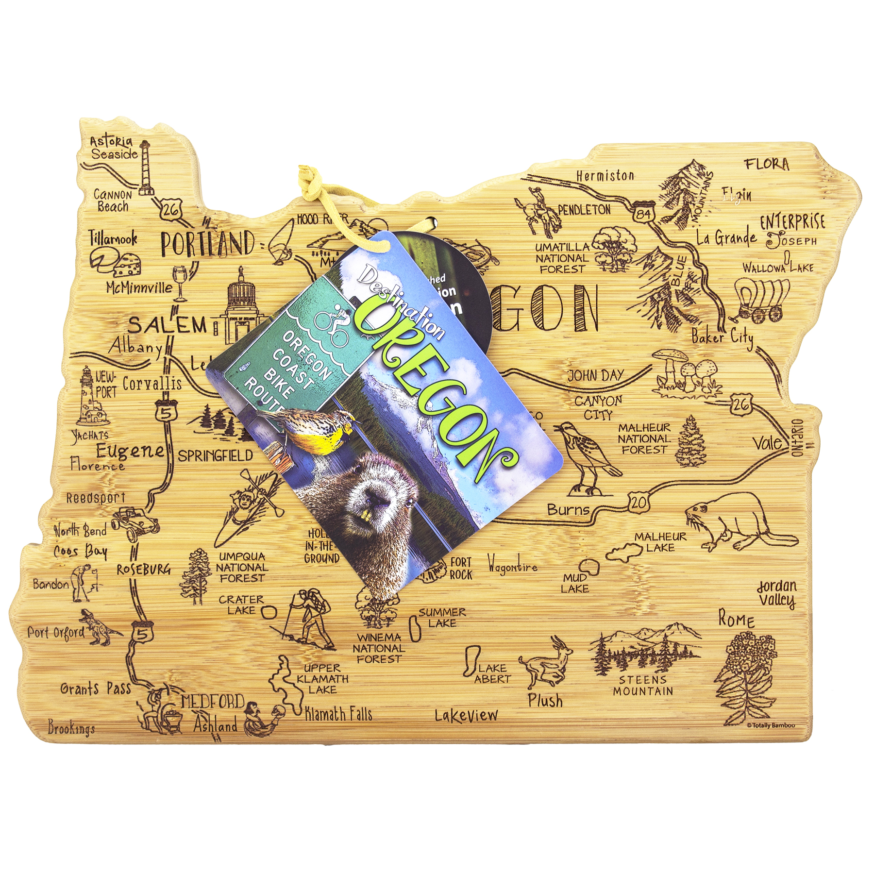 Destination Oregon Cutting & Serving Board 2