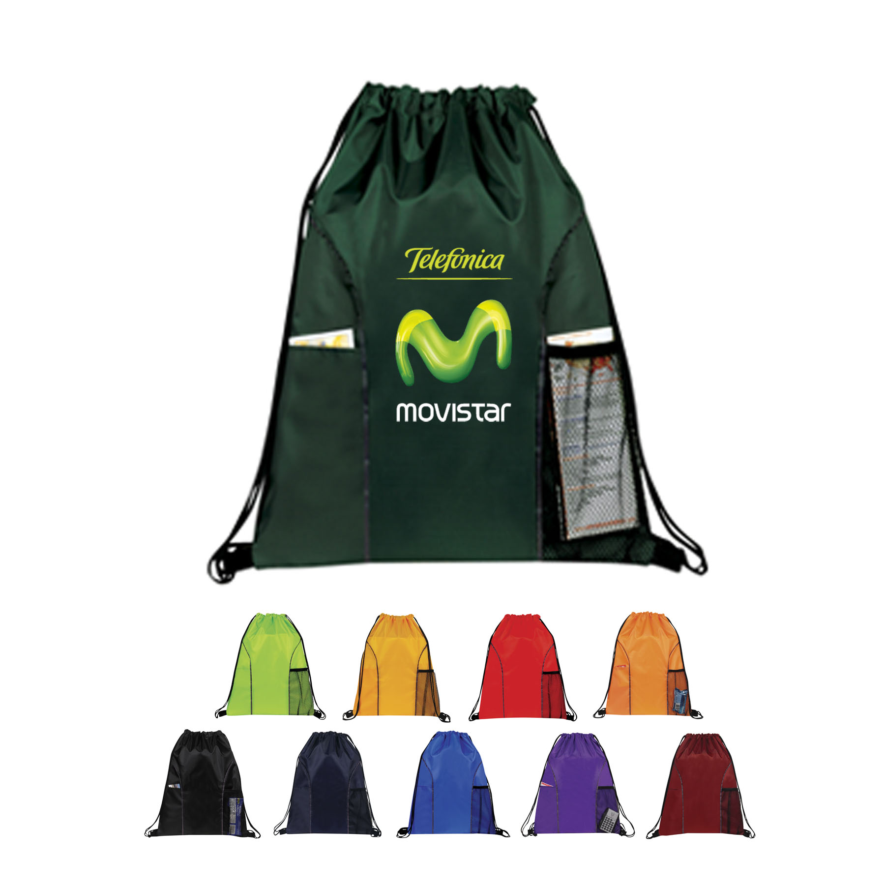 Pockets Drawstring Bag(Bag, Backpack) 10