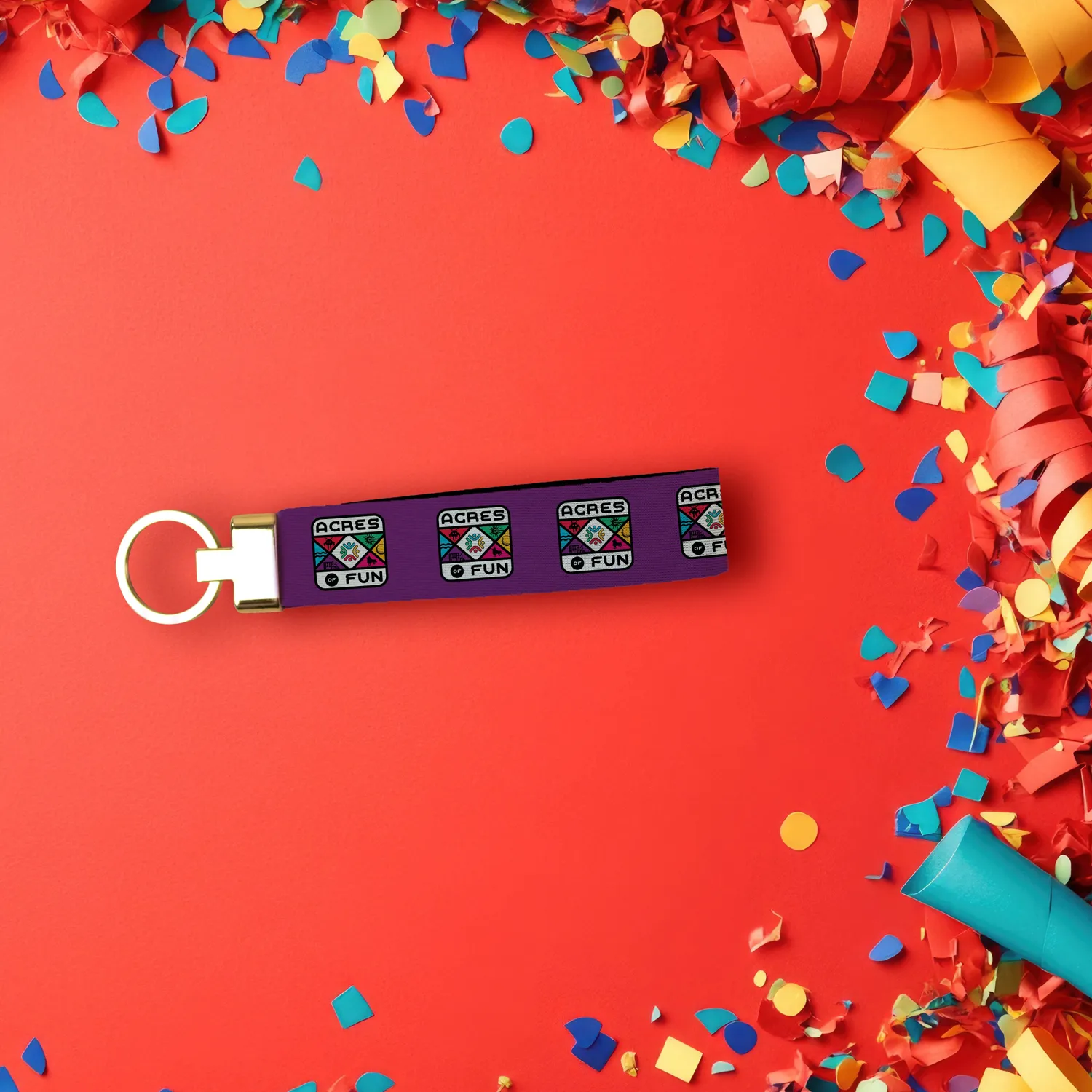 Full Color Metal Fob Keychain 3