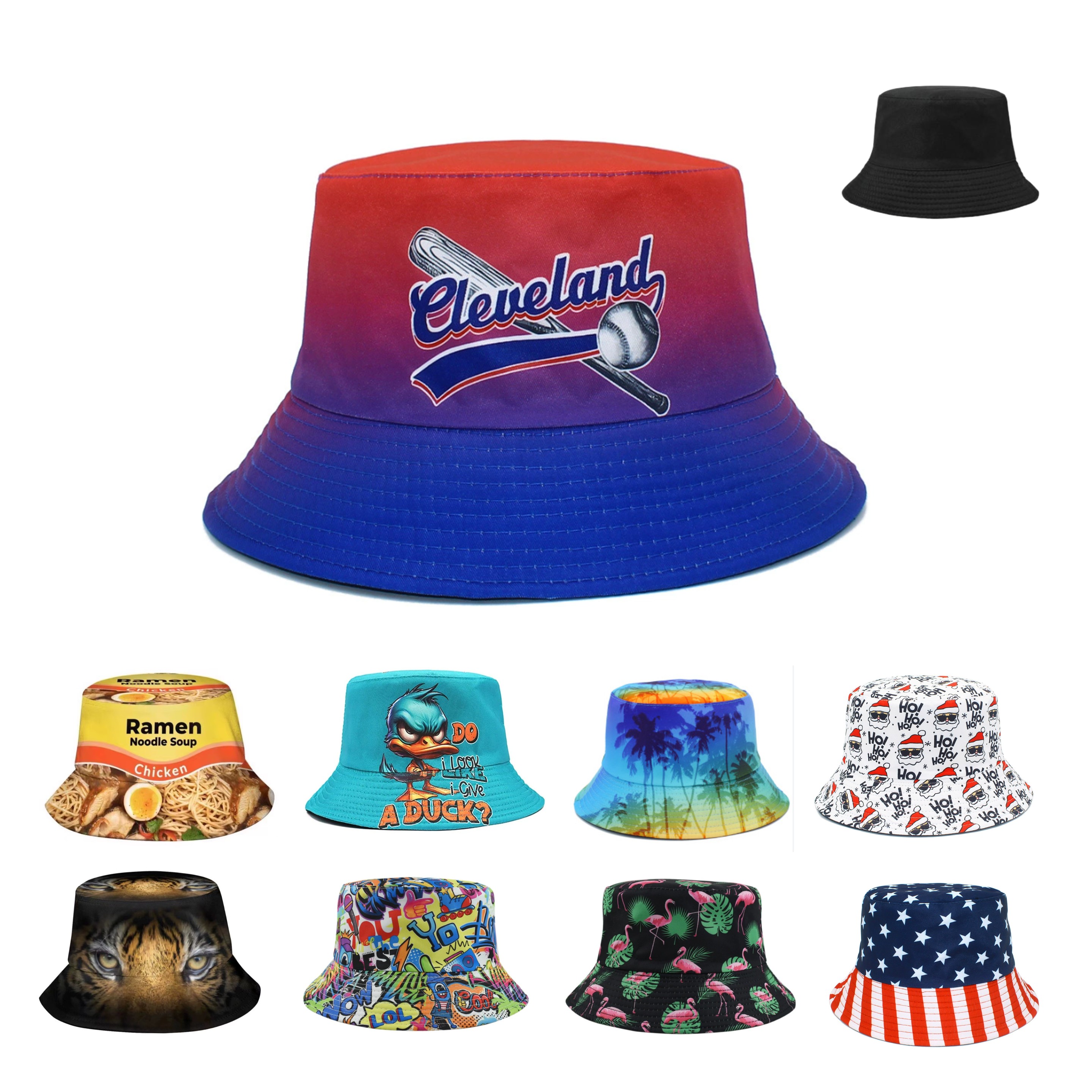 Custom Full Color Bucket Hat - Ocean 3