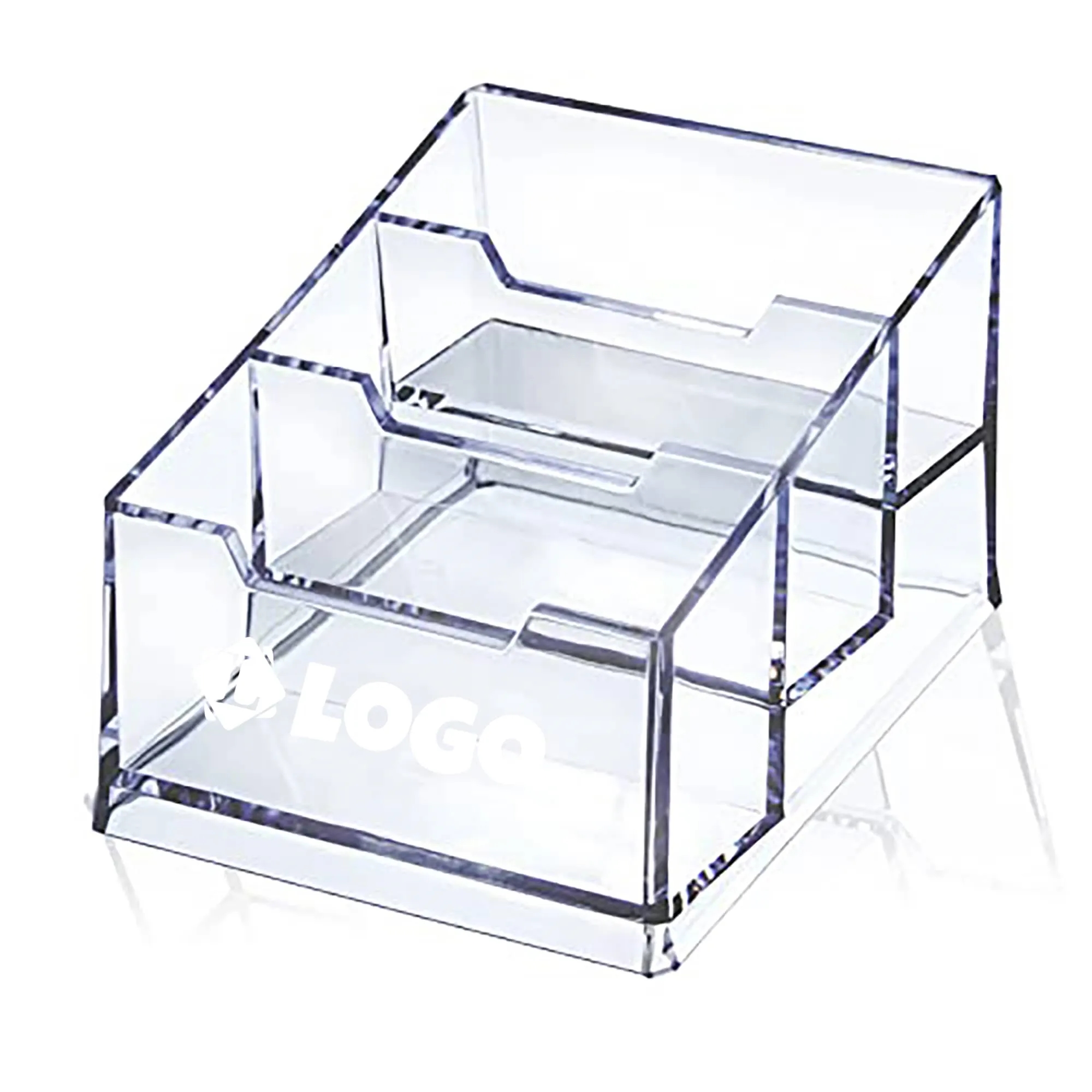 Creative Acrylic Clear Business Card Holder 2