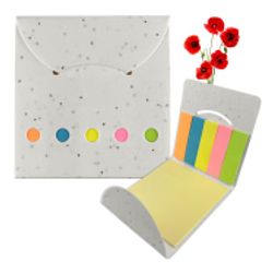 Corn Poppy Seed Sticky Note Pad 4