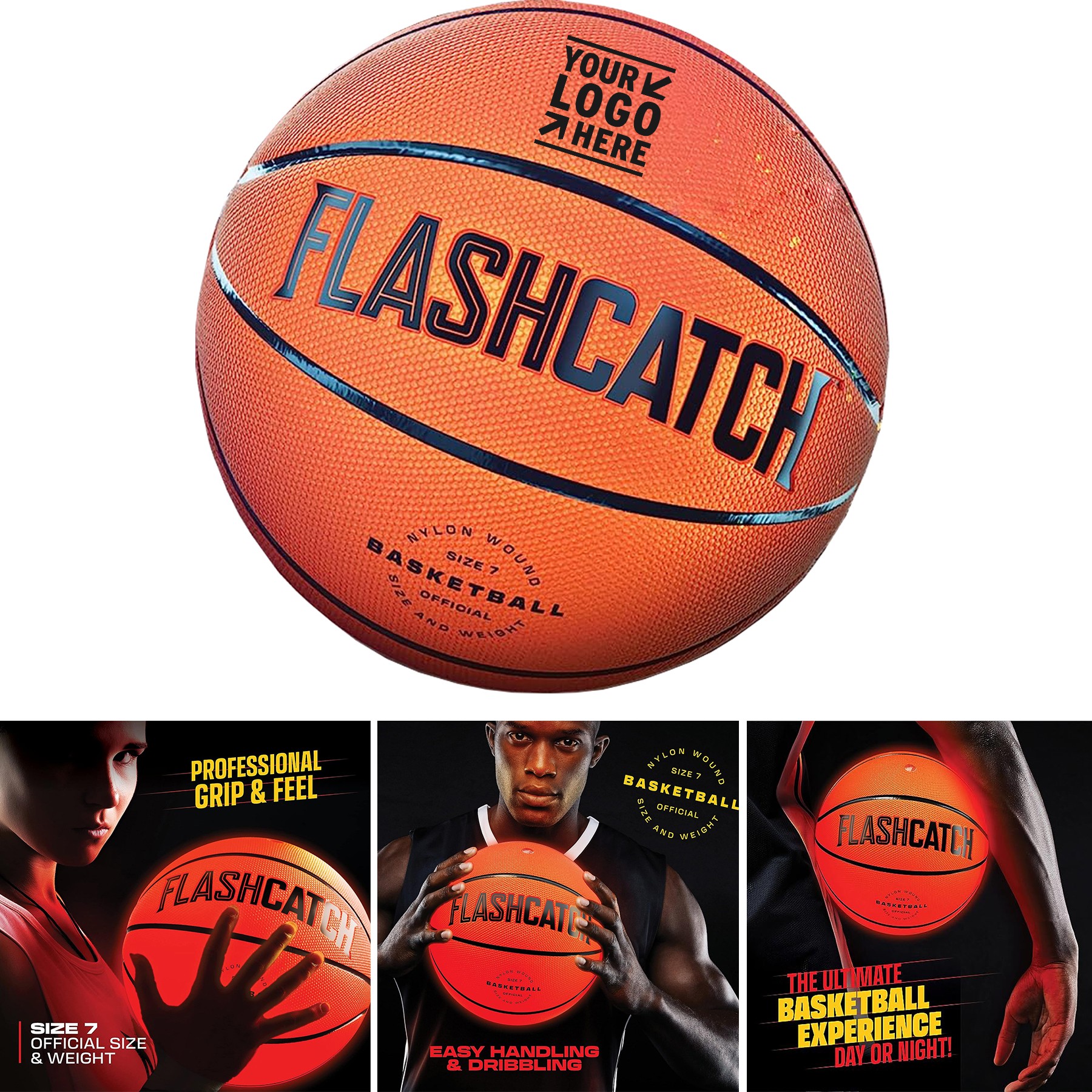8-15+ Year Old Boys Sports Gear Ideas Gift Glow in the Dark Basket Ball 3