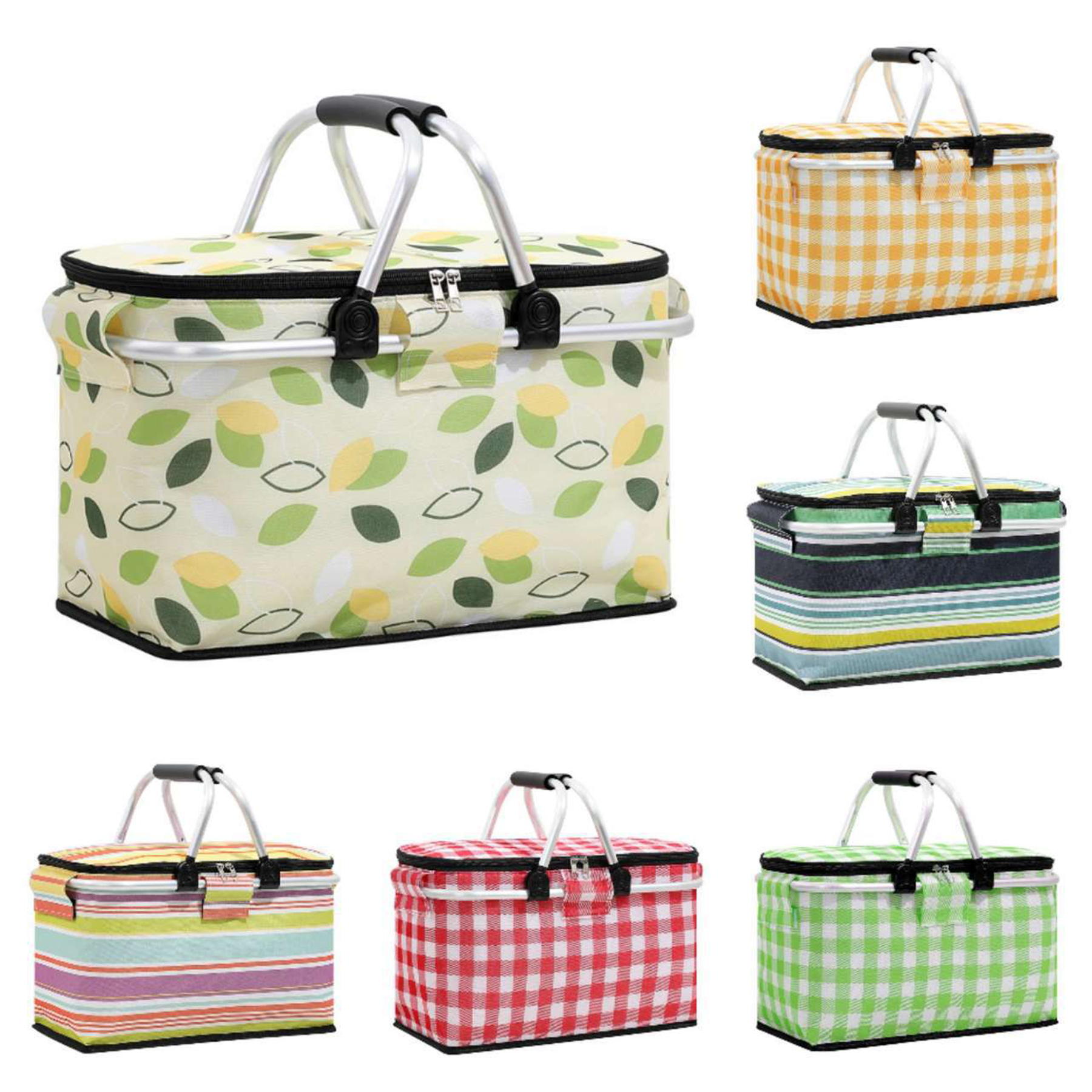 Foldable Picnic Insulated Cooler Basket 3
