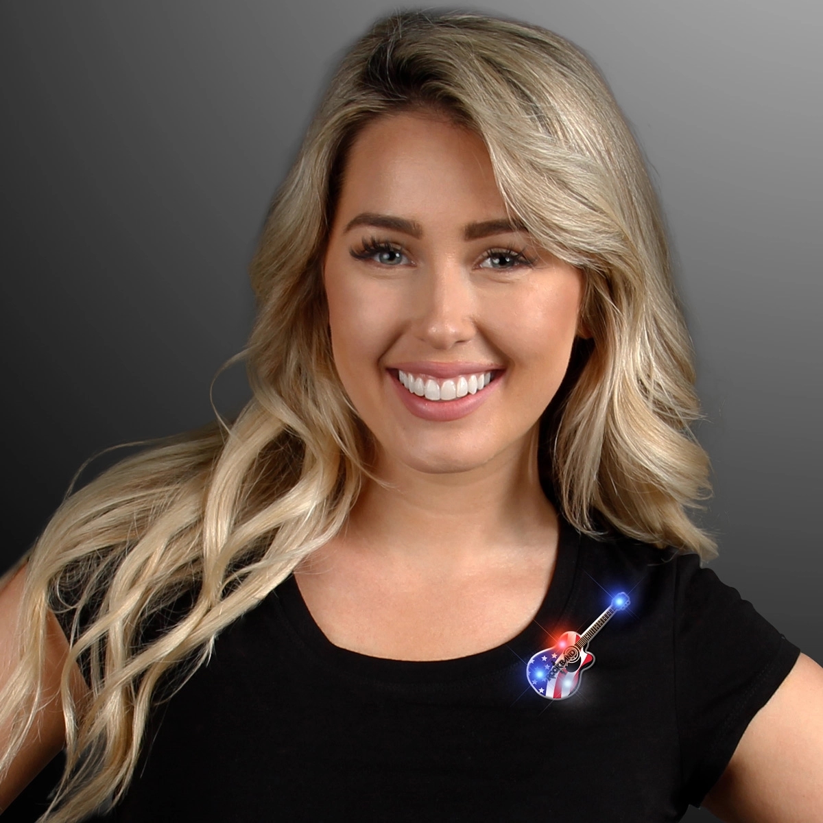 American guitar flashing pin 3