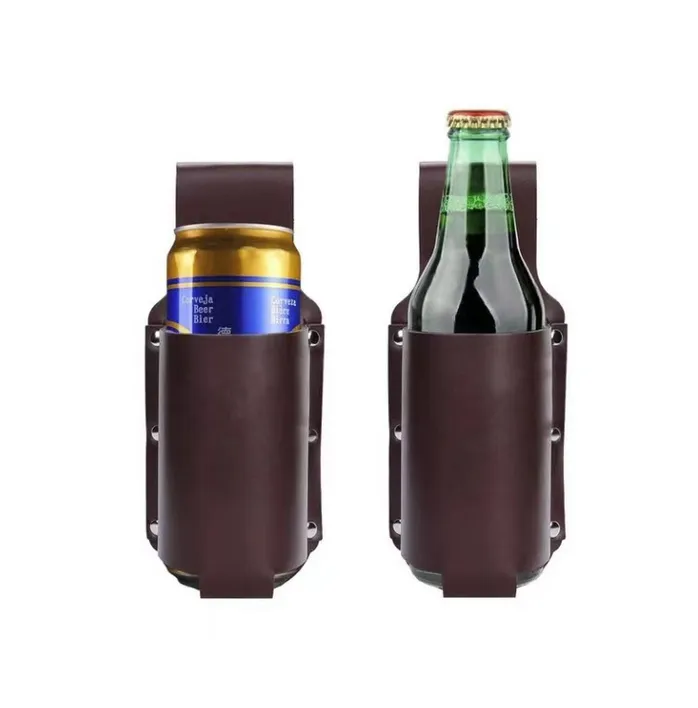 Leather Beer Holster Bottle Holders 4