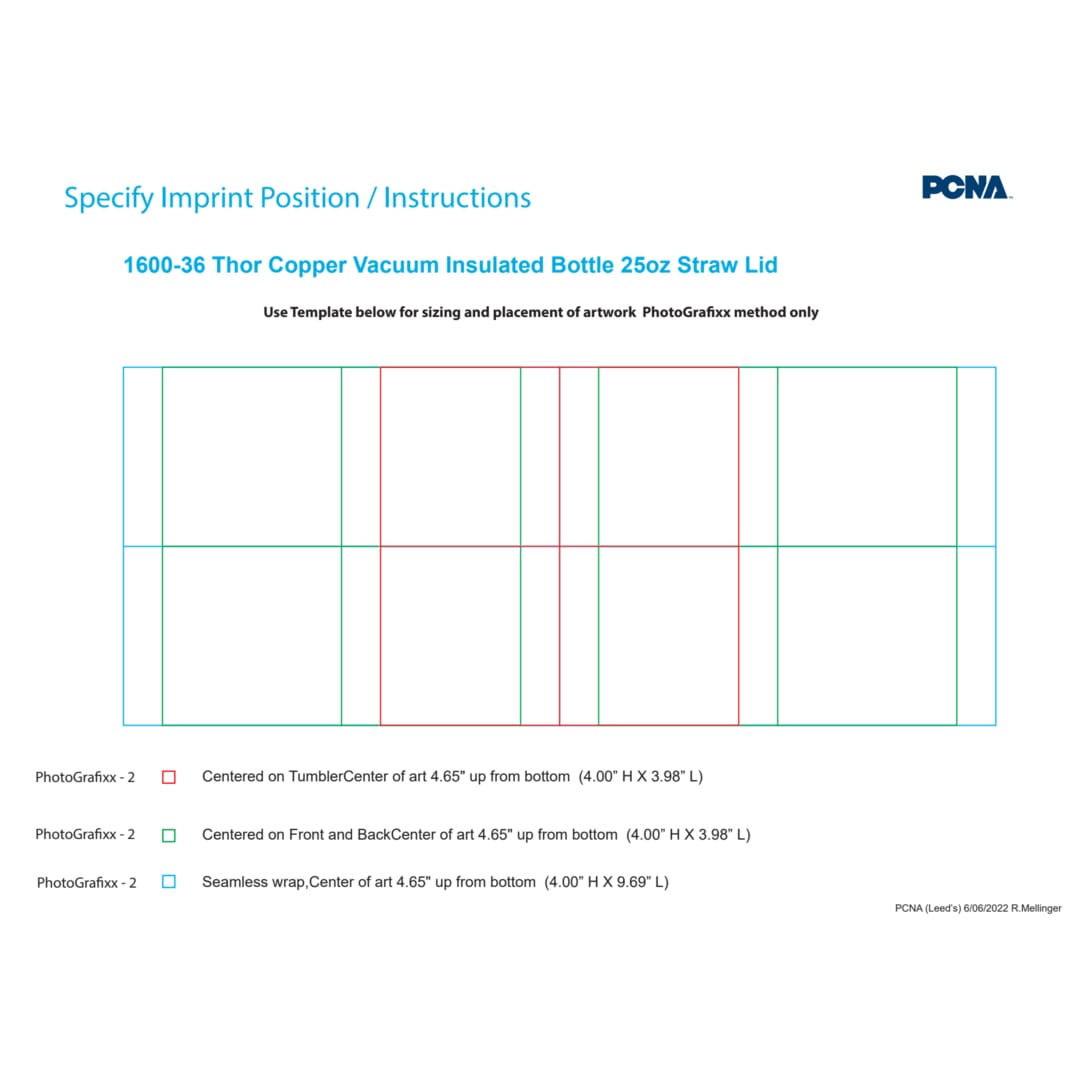 Thor Copper Vacuum Insulated Bottle 25oz Straw Lid 80