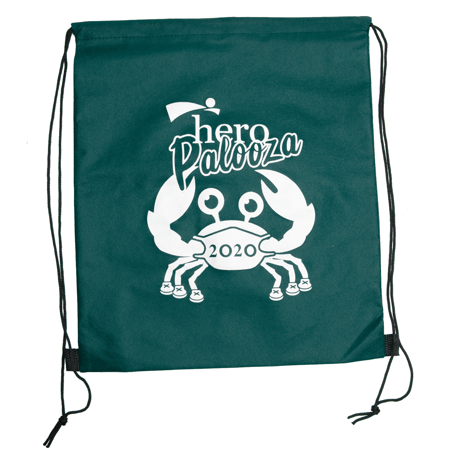 Wanderlust Non-Woven Drawstring Backpack (2 Color Imprint) 7