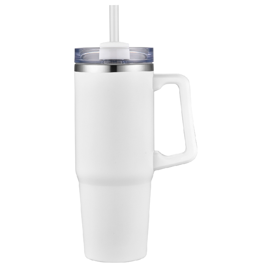 ArticFire 30oz Double-Wall Stainless Steel Tumbler with Handle and Straw 5