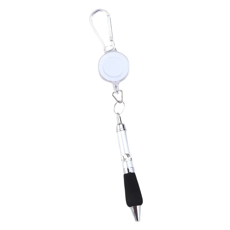 Carabiner Retractable Badge Reel Pens 3