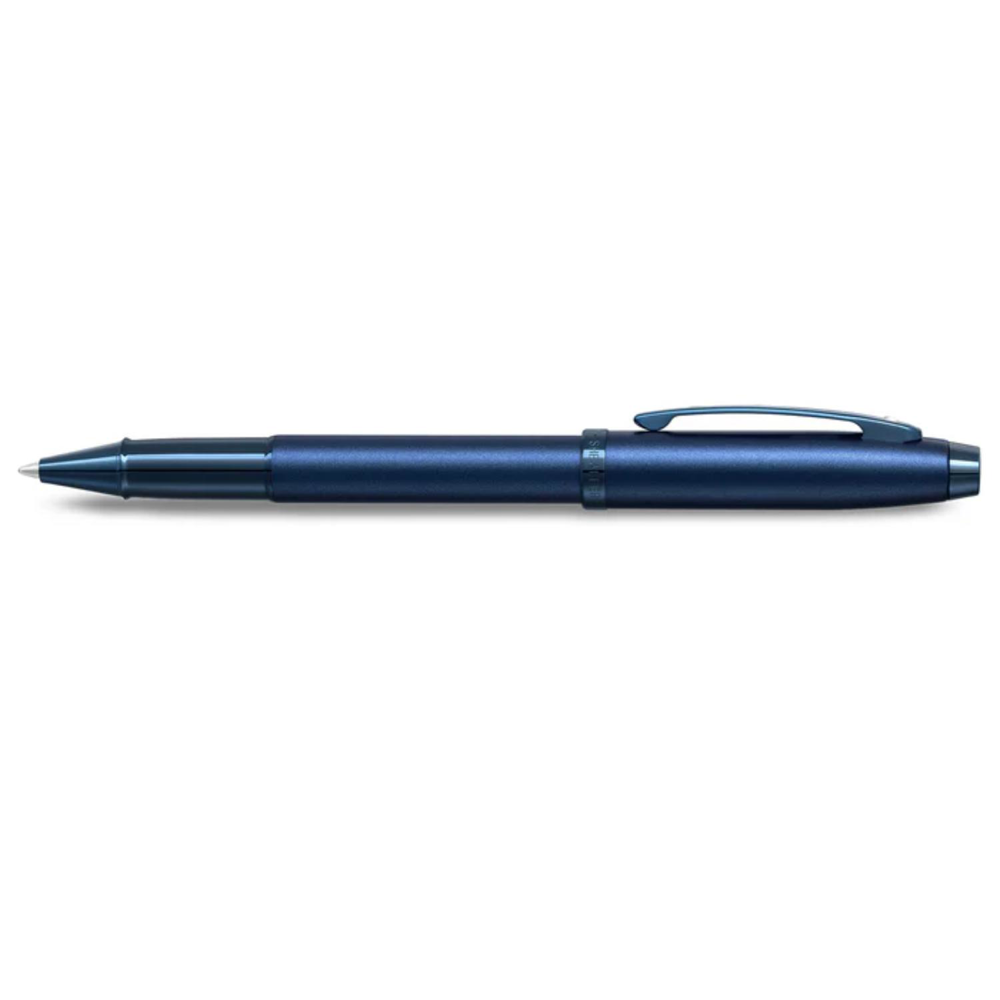 SHEAFFER® 100 9371 Satin Blue Trim Executive Rollerball Pen w/ Gift Box