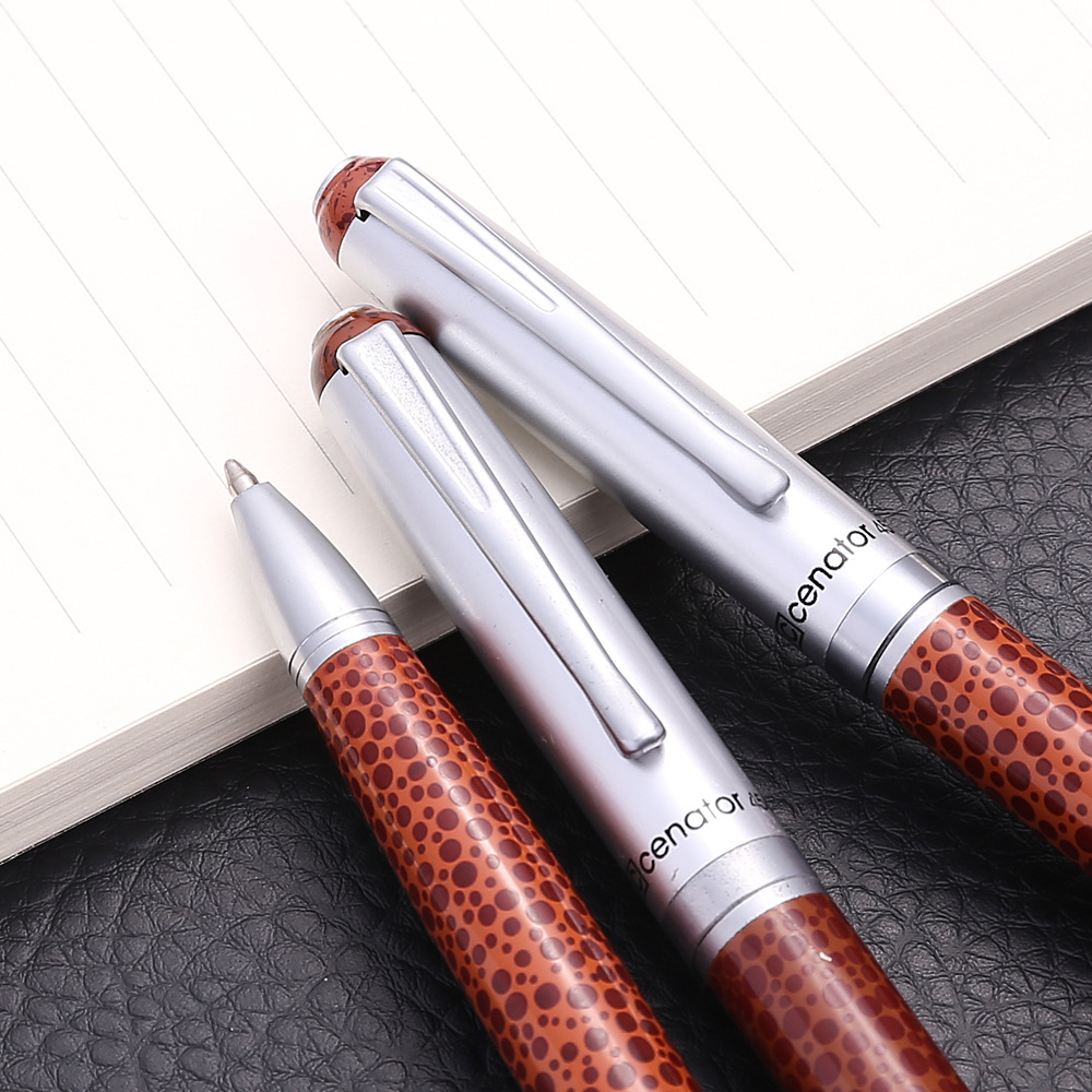 Leather Foreskin Metal Ball Pen 7
