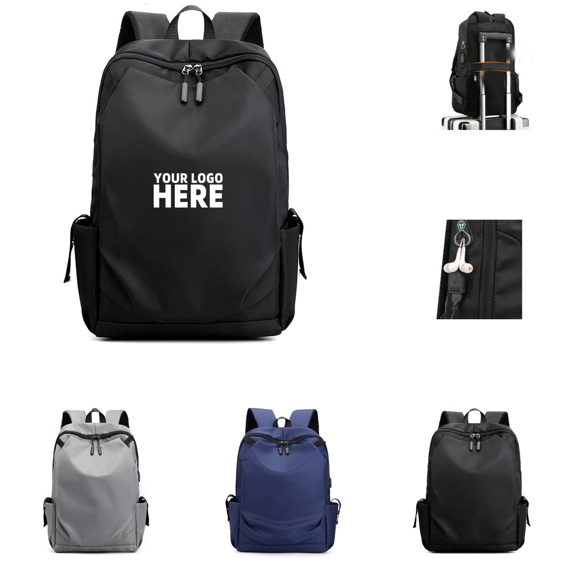 USB Charging Laptop Backpack