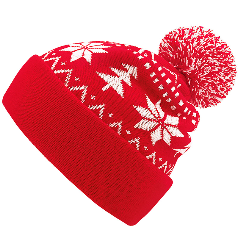 SM00034 - PMS color match Custom Knit Cap/Hat with Beanie 3