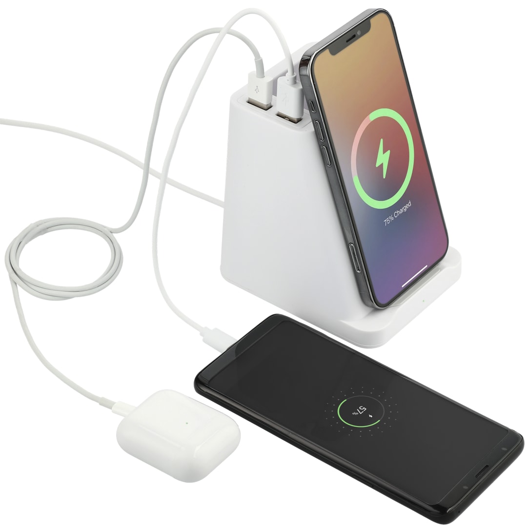 Wireless Charger Pen Holder/Dual Outputs 12